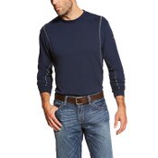 Ariat FR AC Crew T-Shirt in Navy